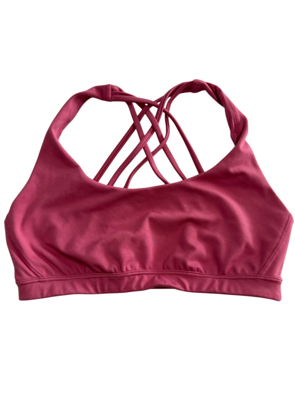 Victoria's Secret Crisscross Back Sports Bra - Raspberry Pink